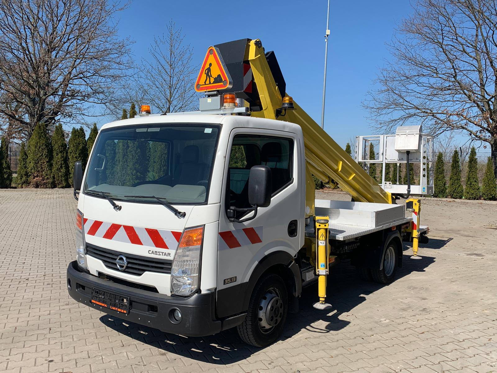 NISSAN CABSTAR 4x2 EURO5 PODNOŚNIK KOSZOWY